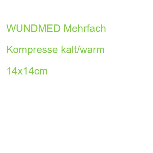 WUNDMED Mehrfach Kompresse kalt/warm 14x14cm