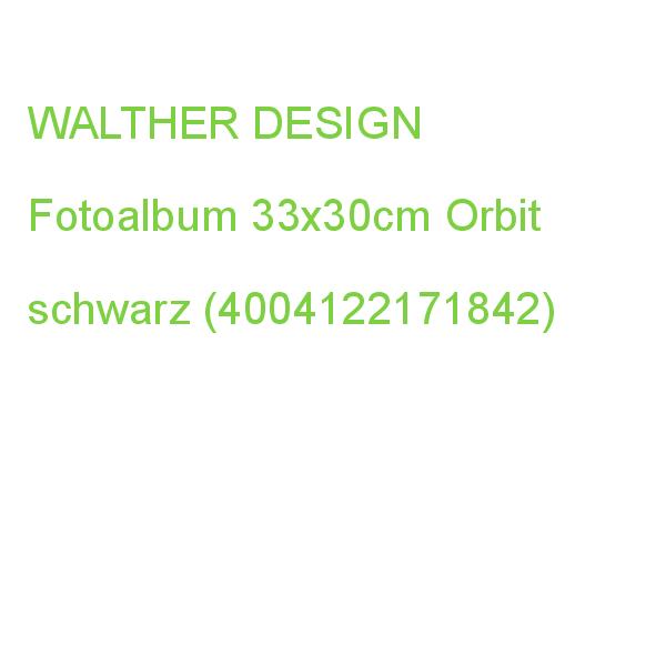 Walther Design Fotoalbum Orbit schwarz 33x30cm
