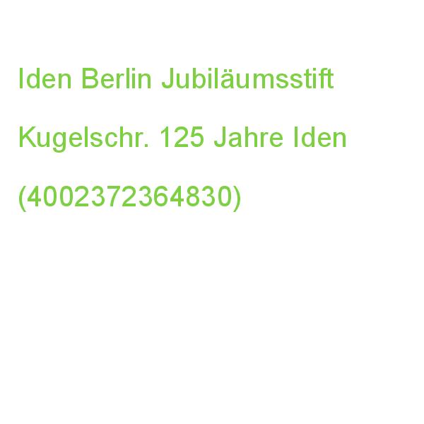 IDENIMPORT Iden Basic Kugelschreiber Jubiläumstift 125 Jahre Iden (4002372364830)