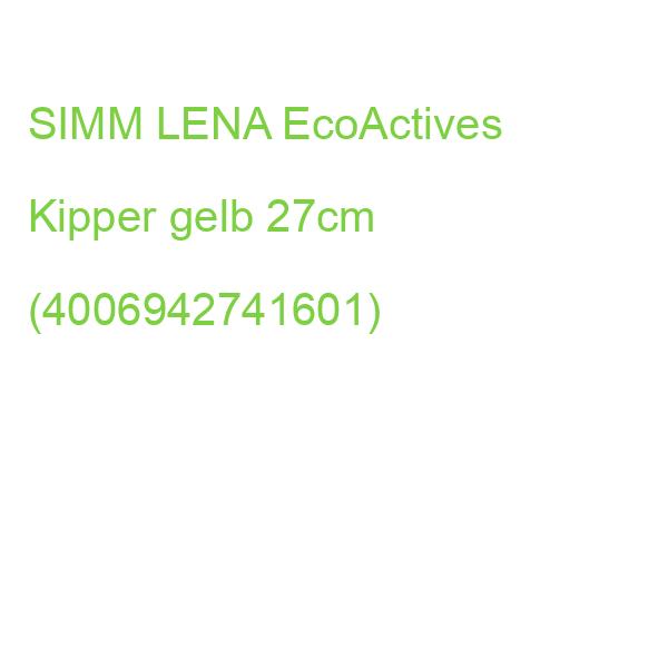 SIMM LENA EcoActives Kipper gelb 27cm (4006942741601)