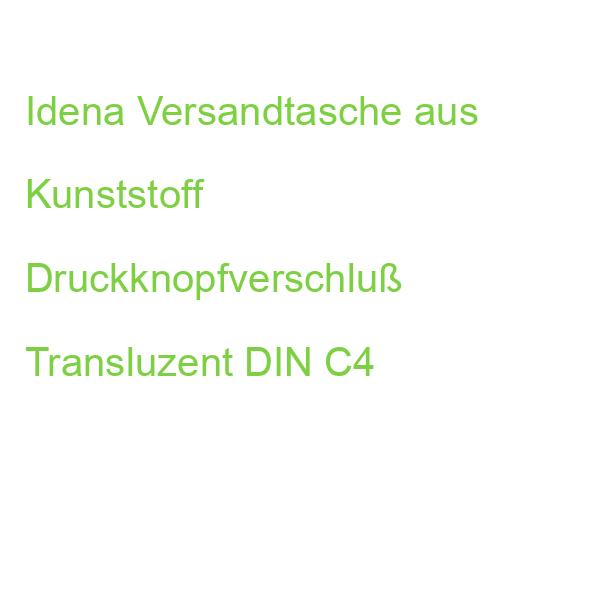 Idena Versandtasche PP transluzent weiß DIN C4