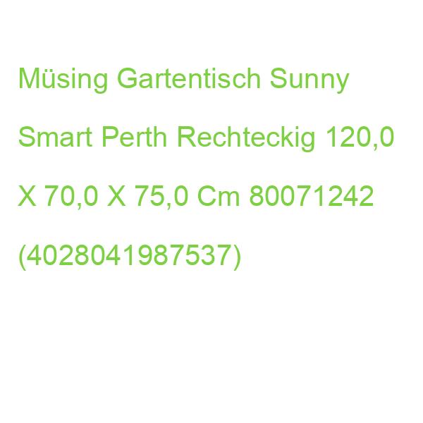 Sunny Smart Gartentisch Perth Teakfarben Rechteckig 120,0 X 70,0 X 75,0 Cm 80071242 (4028041987537)