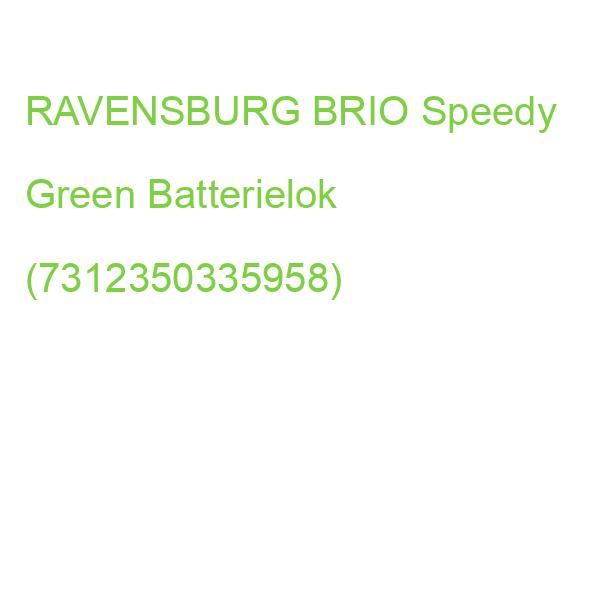 RAVENSBURG BRIO Speedy Green Batterielok (7312350335958)