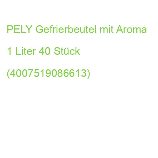 PELY Gefrierbeutel mit Aroma 1 Liter 40 Stück (4007519086613)