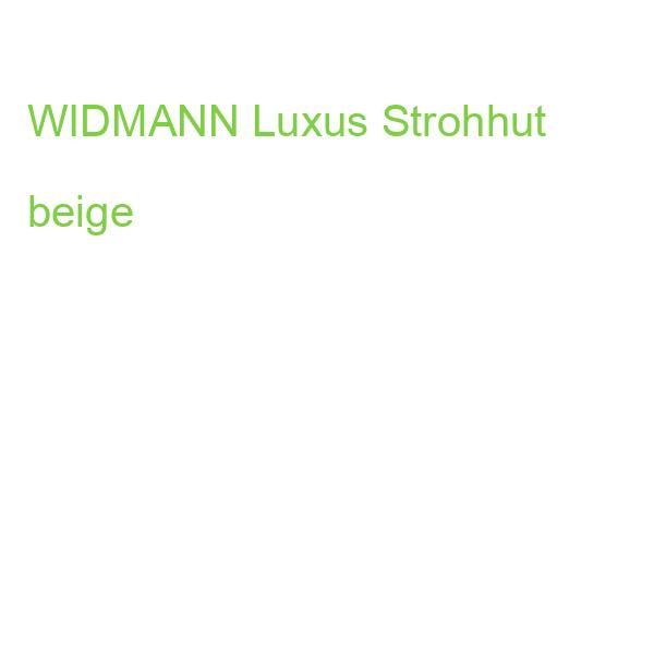 WIDMANN Luxus Strohhut beige