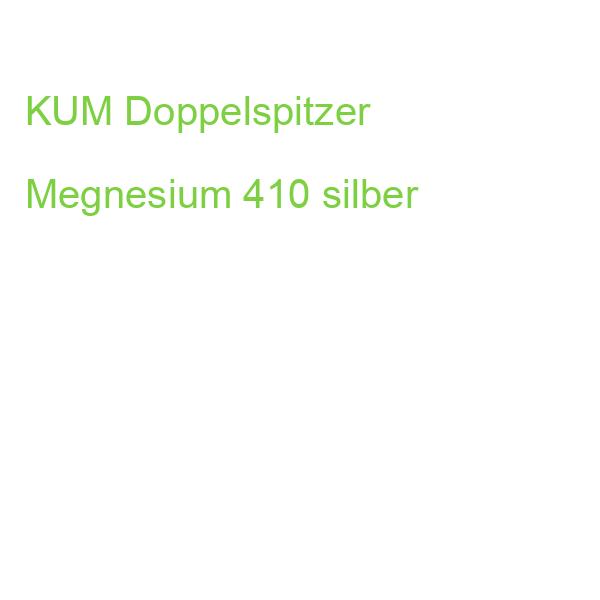 KUM Doppelspitzer Magnesium 410 silber