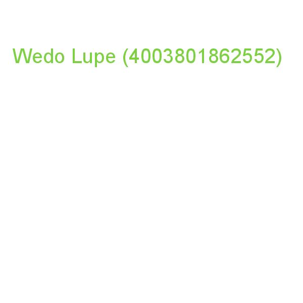Wedo Lupe Blau 3-fach,  13,3 Cm 27175503 (4003801862552)