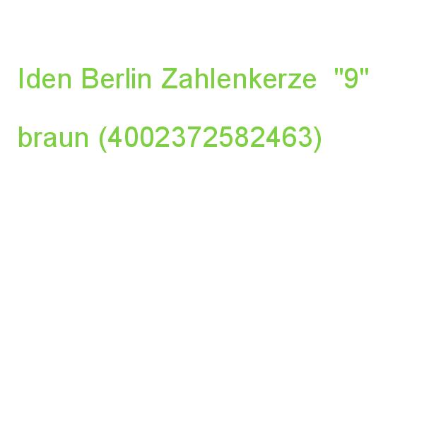 IDENIMPORT Iden Basic Kerze Zahlenkerze 