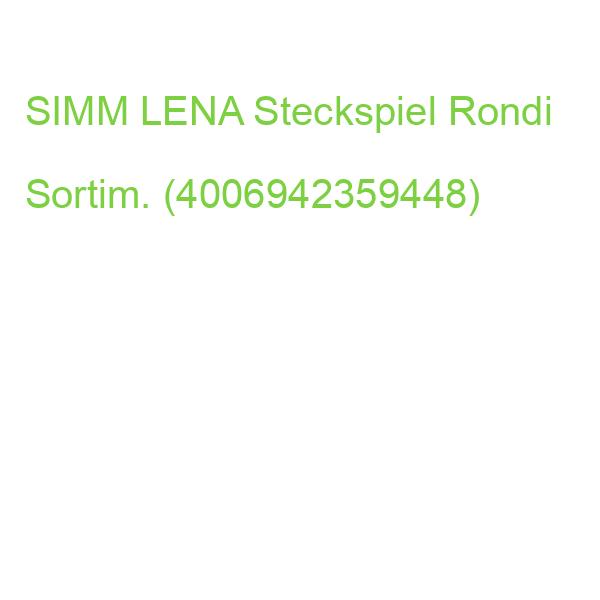 SIMM LENA Steckspiel Rondi Sortim. (4006942359448)