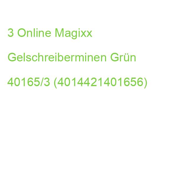 Online Magixx Gelschreiberminen Grün 0,7 Mm 3 St. 40165/3 (4014421401656)
