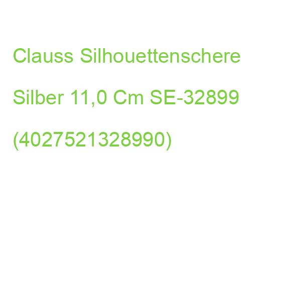 Clauss Silhouettenschere Silber 11,0 Cm SE-32899 (4027521328990)
