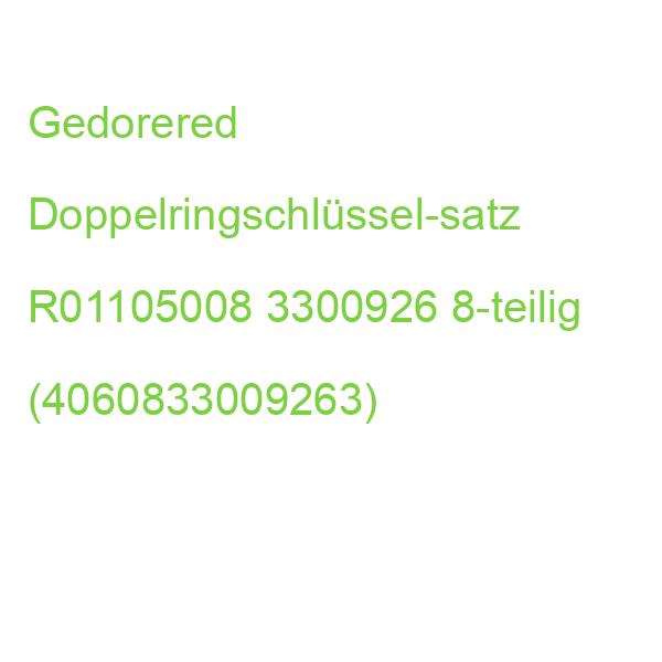 Gedorered Doppelringschlüssel-satz R01105008 3300926 8-teilig (4060833009263)
