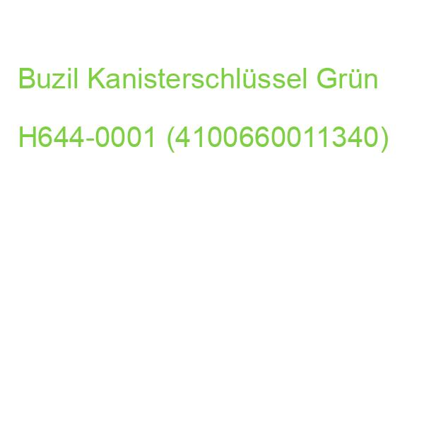 Buzil Kanisterschlüssel H644 Grün H644-0001 (4100660011340)