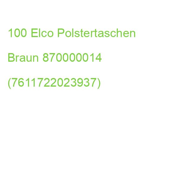100 Elco Polstertaschen Braun Für Din A5 870000014 (7611722023937)