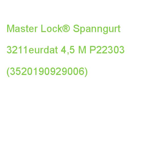 Master Lock Spanngurt 3211eurdat 4,5 M (3520190929006)