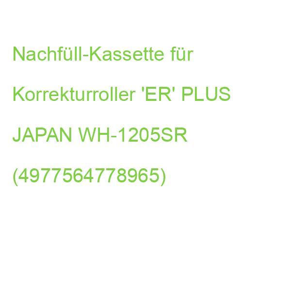 Nachfüll-Kassette für Korrekturroller 'ER' PLUS JAPAN WH-1205SR (4977564778965)