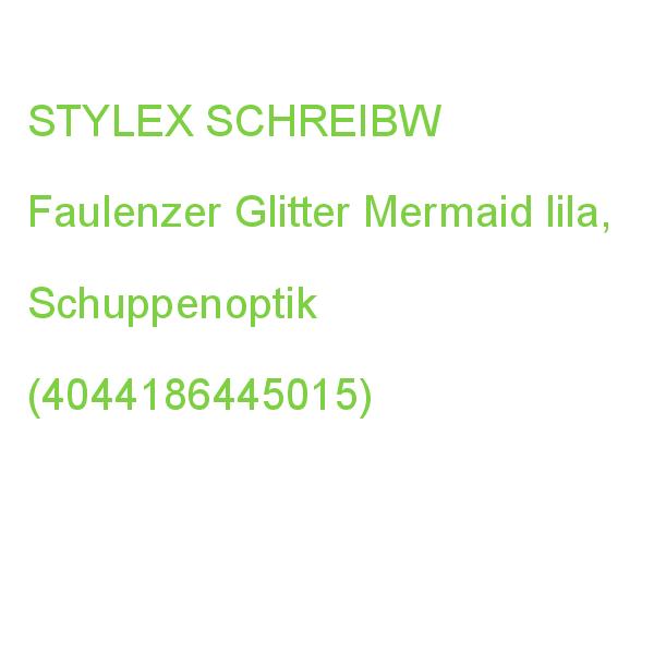 STYLEX Schlamper Glitter Mermaid Schuppenoptik lila
