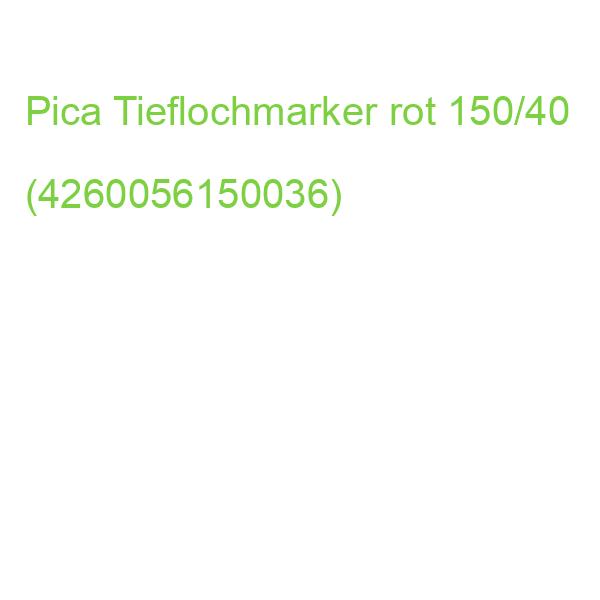 Pica Tieflochmarker rot 150/40 (4260056150036)