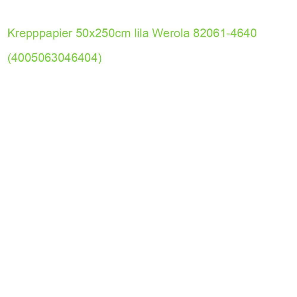 Krepppapier AQUAROLA 50x250 cm lila WEROLA 82061-4640 (4005063046404)
