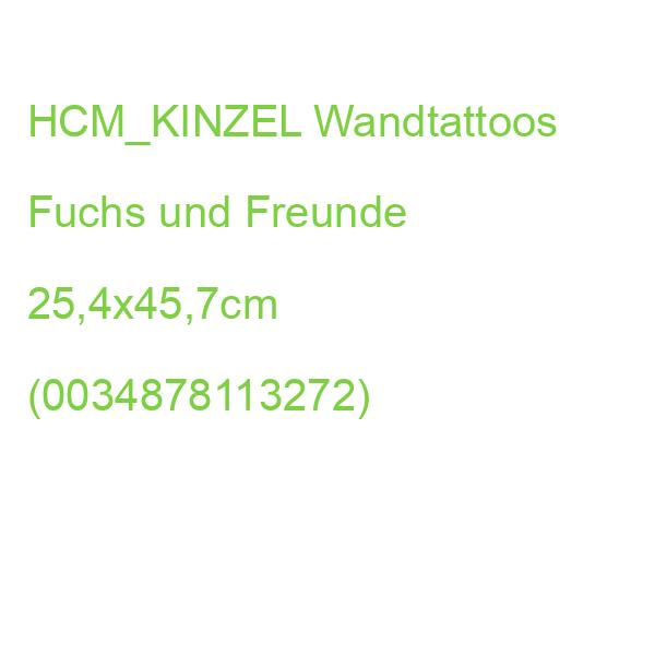 HCM_KINZEL Wandtattoos Fuchs und Freunde 25,4x45,7cm (0034878113272)