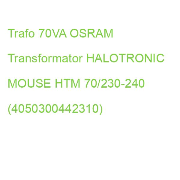 Trafo 70VA OSRAM Transformator HALOTRONIC MOUSE HTM 70/230-240 (4050300442310)