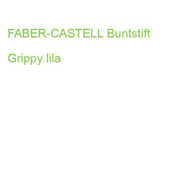 FABER-CASTELL Buntstift Grippy lila