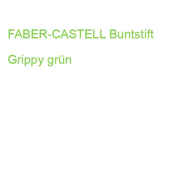 FABER-CASTELL Buntstift Grippy grün