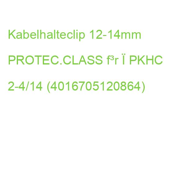 PKHC 2-4/14 Kabelhalteclip 12-14mm PROTEC.CLASS f³r Ï UE05102086 (4016705120864)