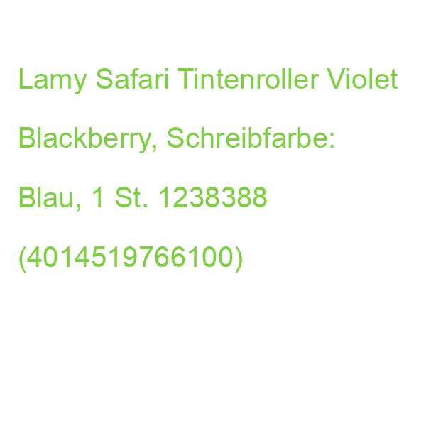 Lamy Safari Tintenroller Violet Blackberry, Schreibfarbe: Blau, 1 St. 1238388 (4014519766100)