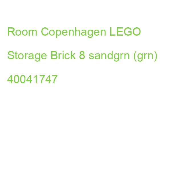 Room Copenhagen LEGO Storage Brick 8 sandgrn (grn) 40041747