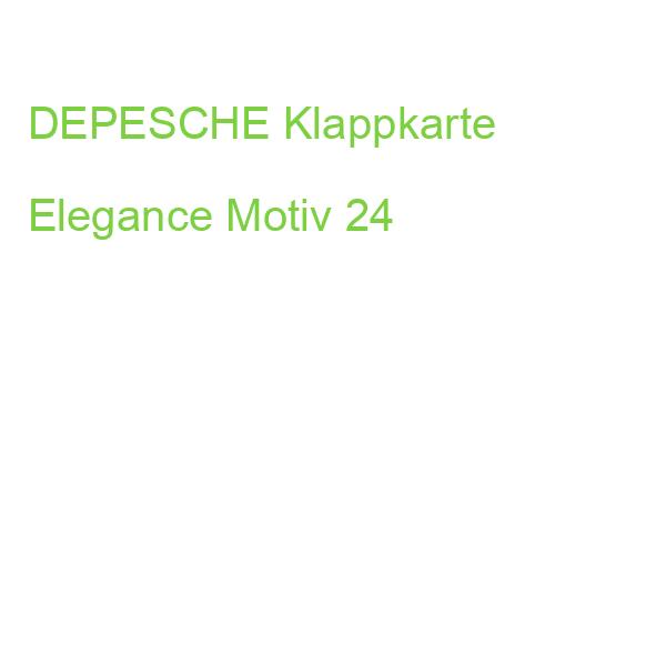 DEPESCHE Klappkarte Elegance Motiv 24