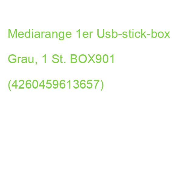 Mediarange 1er Usb-stick-box Grau, 1 St. BOX901 (4260459613657)