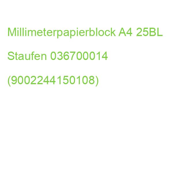 Millimeterblock 25 Blatt A4, 90 g qm EDITION DÜRER 036700014 (9002244150108)