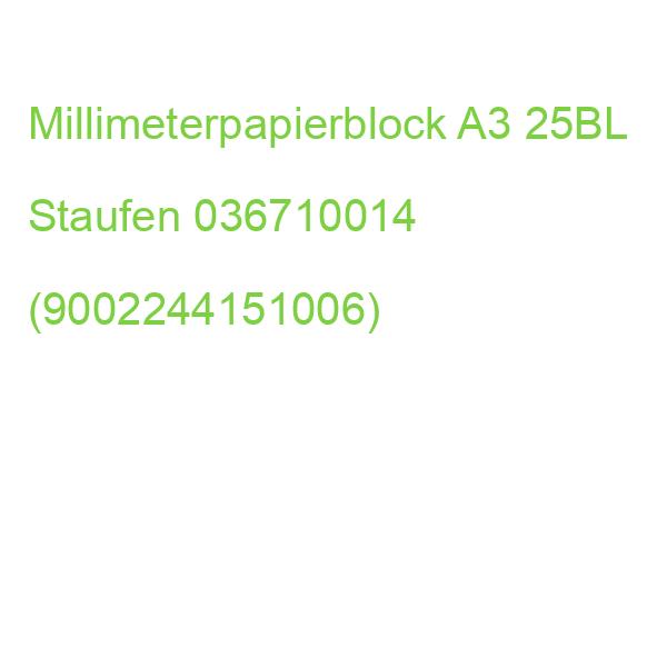 Millimeterblock 25 Blatt A3, 90 g qm EDITION DÜRER 036710014 (9002244151006)