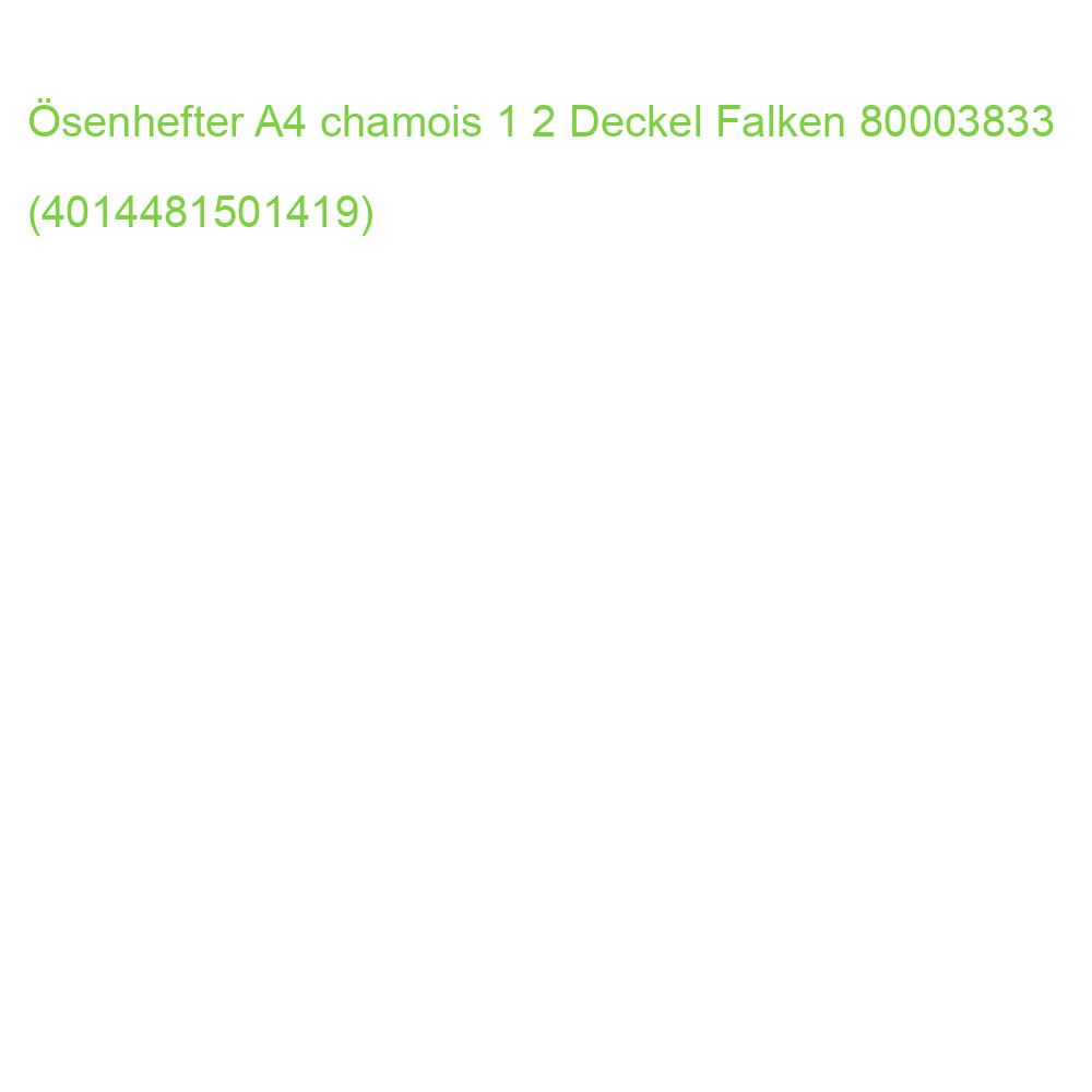 Ösenhefter A4 1 2 Vorderdeckel kfm. Heftung chamois Manilakarton 250 g qm Falken 80003833 (4014481501419)