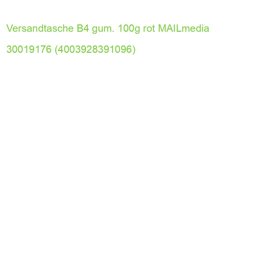 Freistempler-Taschen B4 100 g qm rot 250 Stück MAILMEDIA 30019176 (4003928391096)