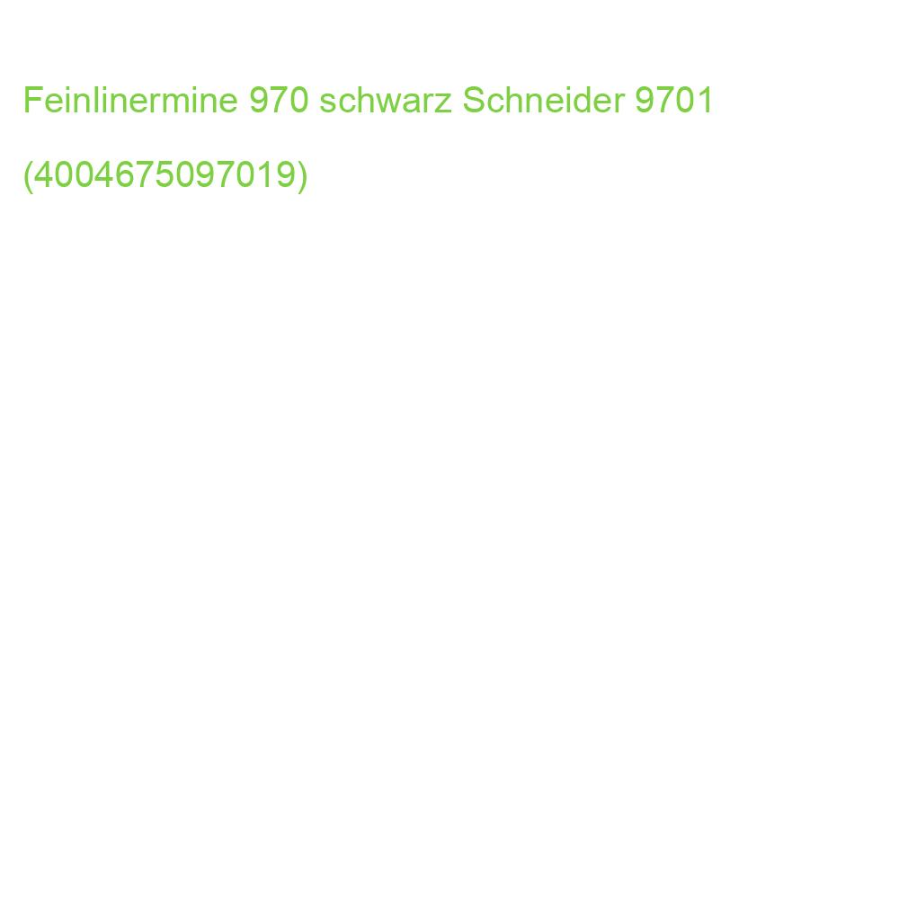Fineliner-Mine Topliner 970 0,4 mm schwarz SCHNEIDER 9701 (4004675097019)