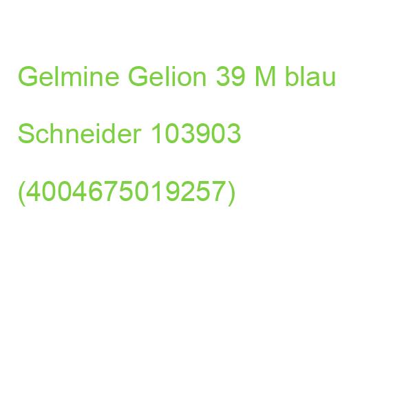 Gel-Tintenrollermine Gelion 39 0,7 mm blau (dokumentenecht) SCHNEIDER 103903 (4004675019257)
