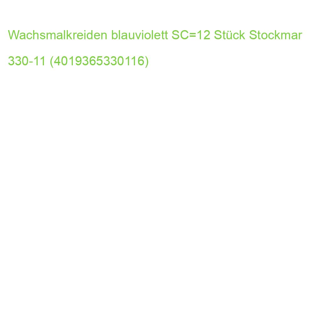 Wachsmalstifte blauviolett 12 Stifte STOCKMAR 330-11 (4019365330116)