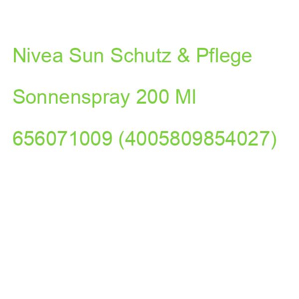 Nivea Sun Schutz & Pflege Sonnenspray 200,0 Ml 656071009 (4005809854027)