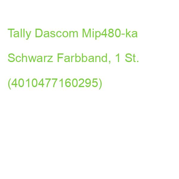 Tally Dascom Mip480-ka Schwarz Farbband, 1 St. (4010477160295)