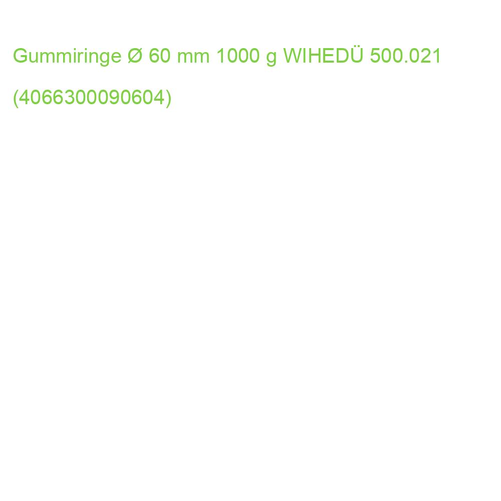 Gummiringe  60 mm 1000 g WIHEDÜ 500.021 (4066300090604)