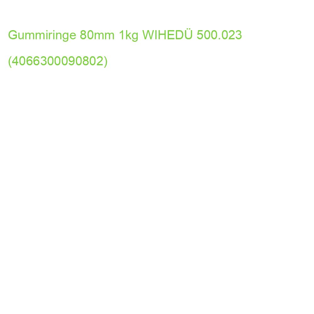Gummiringe  80 mm 1000 g WIHEDÜ 500.023 (4066300090802)