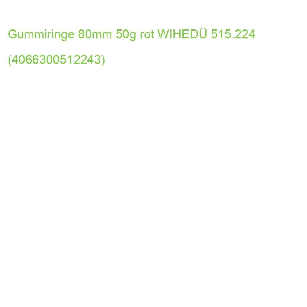 Gummiringe  80 mm 50 g WIHEDÜ 515.224 (4066300512243)