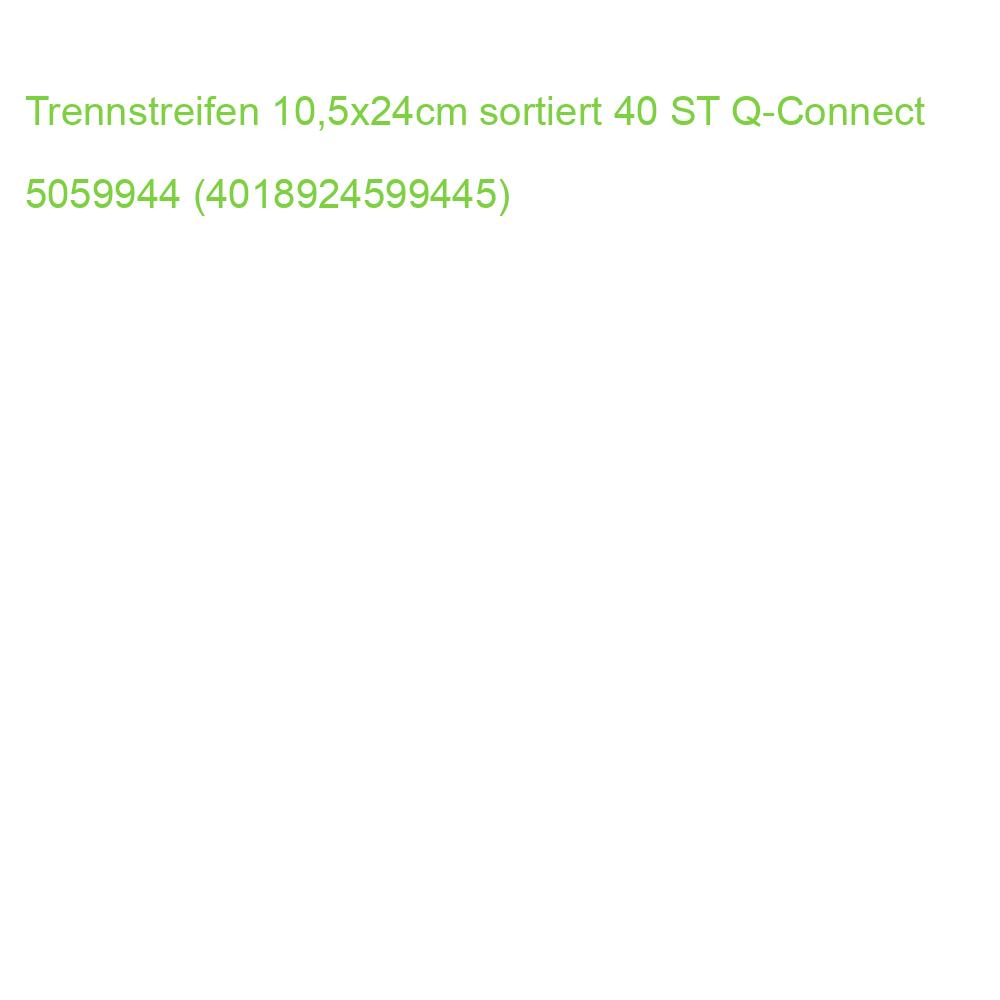 Trennstreifen 190 g qm Karton sortiert 40 Stück Q-CONNECT 5059944 (4018924599445)