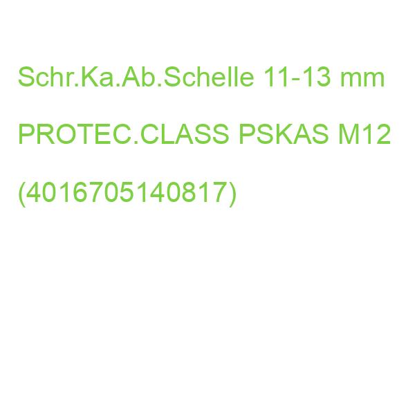 PSKAS M6 Schr.Ka.Ab.Schelle 11-13mm PROTEC.CLASS M12 PSKAS M12 (4016705140817)