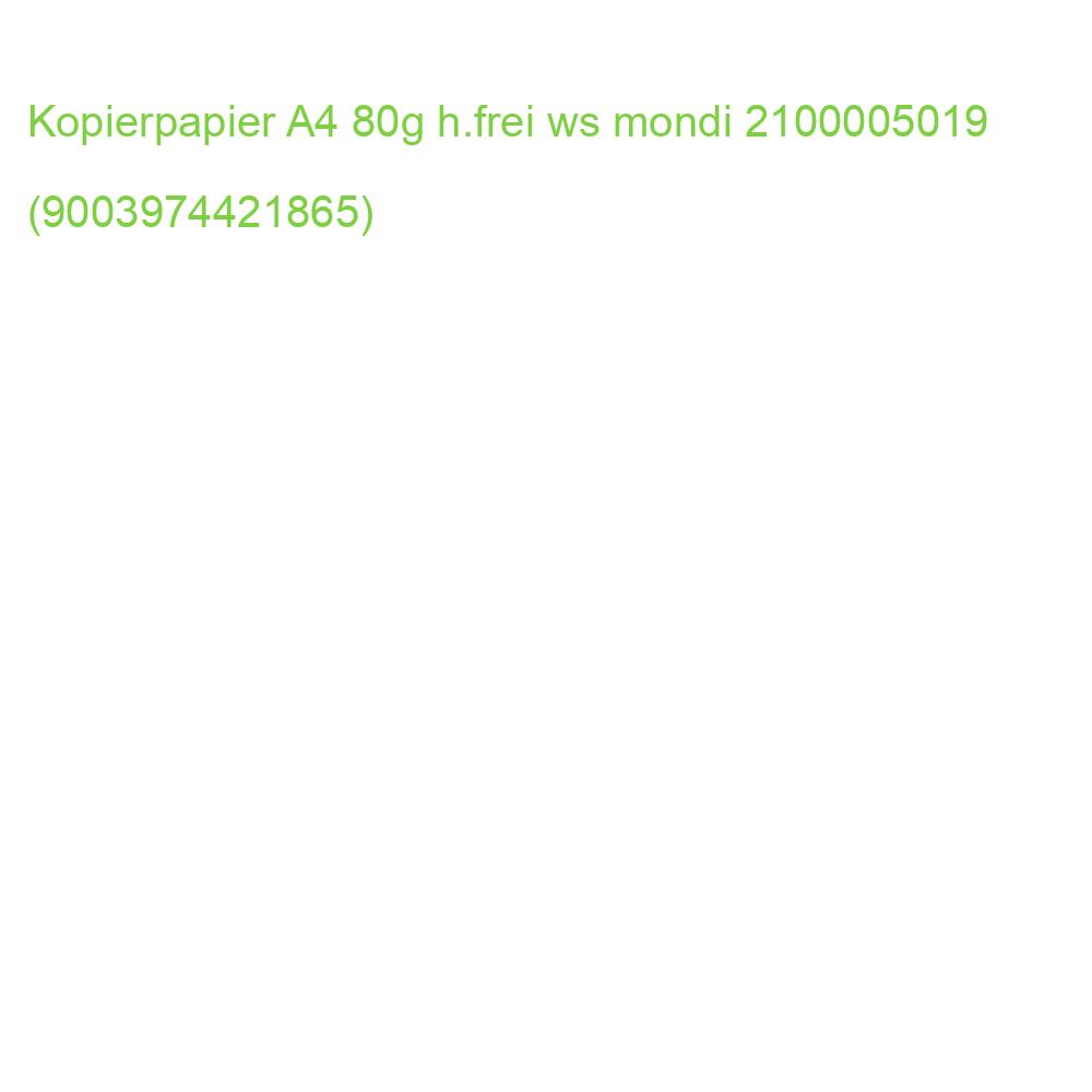 BIO TOP 3 extra A4, 80 g qm naturweiß holzfrei 500 Blatt MONDI 2100005019 (9003974421865)