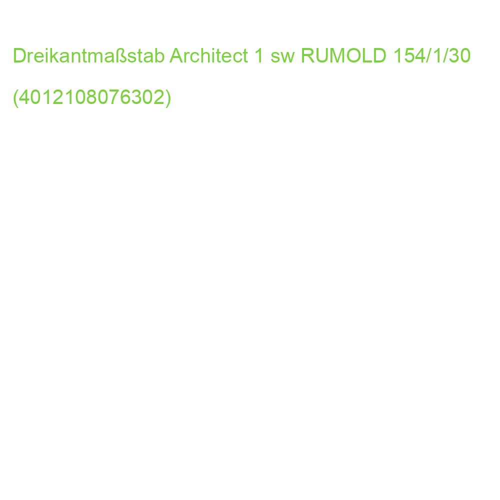Dreikant-Maßstab 154, Architect 1 RUMOLD 154/1/30 (4012108076302)
