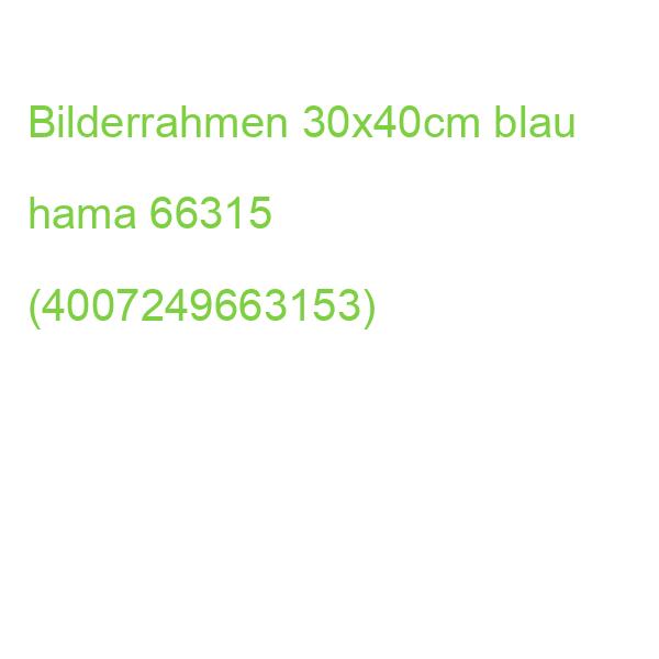 Kunststoff-Bilderrahmen SEVILLA 30x40 cm blau HAMA 66315 (4007249663153)