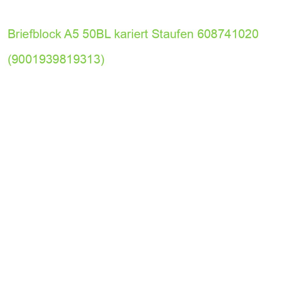 Briefblock A5, 50 Blatt 70 g qm 5 mm kariert URSUS 608741020 (9001939819313)